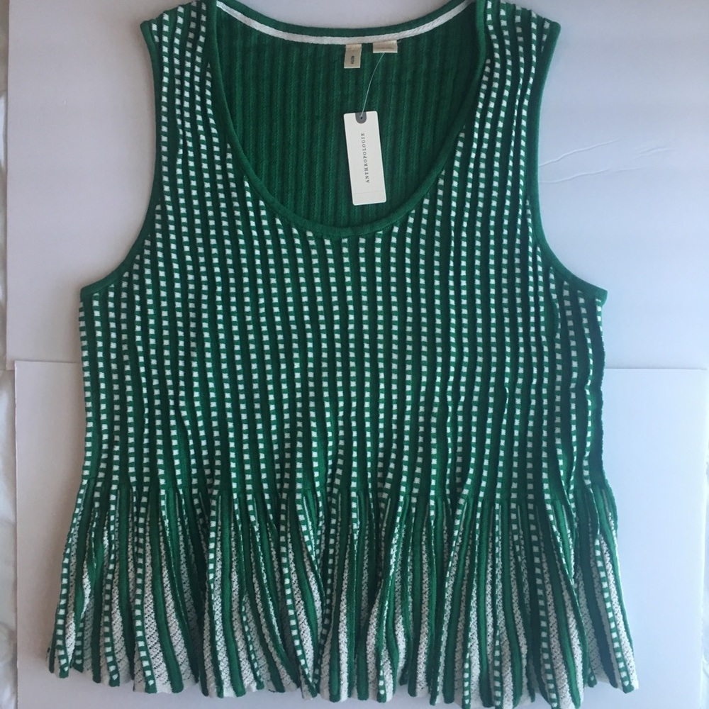 Anthropologie Peplum Tank